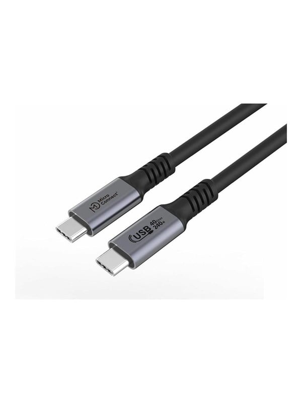 Microconnect USB4CC3-240W USB-kabel USB4 Gen 3x2 3 m USB C Zwart
