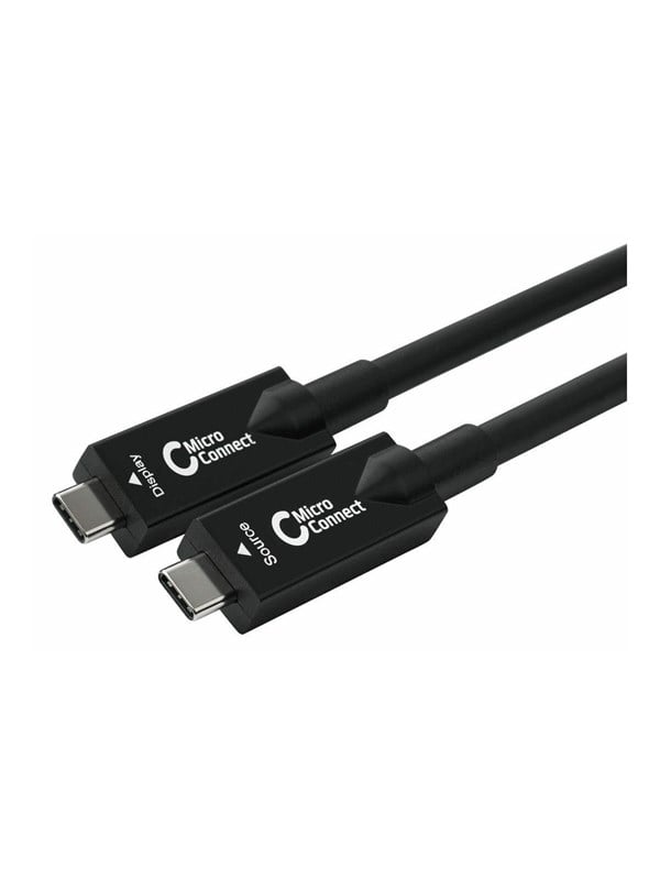 Microconnect USB3.2CC12OP USB-kabel USB 3.2 Gen 2 (3.1 Gen 2) 12,5 m USB C Zwart