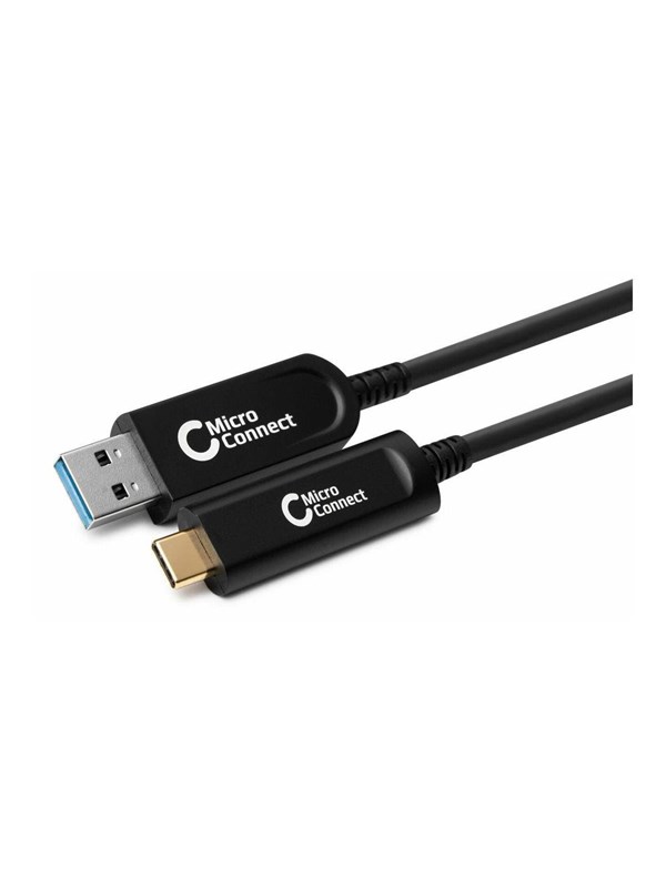 Microconnect MC-USB3.2CA15OP USB-kabel 15 m USB 3.2 Gen 2 (3.1 Gen 2) USB A USB C Zwart