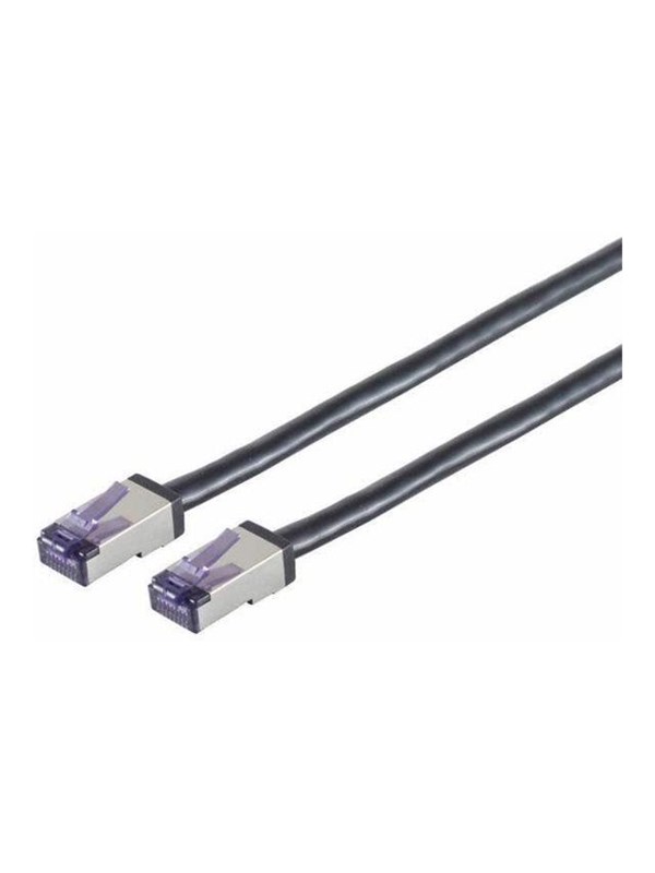 Lanview patch cable - 5 m - black - Zwart - 5m