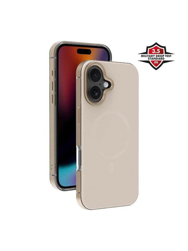 X2O Mag Metal Cover Apple iPhone 17 - Beige/Gold