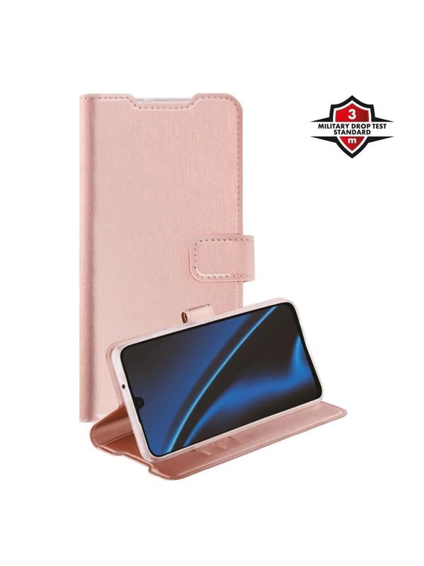 X2O Classic Wallet Samsung Galaxy A18/A17 - Rose Gold