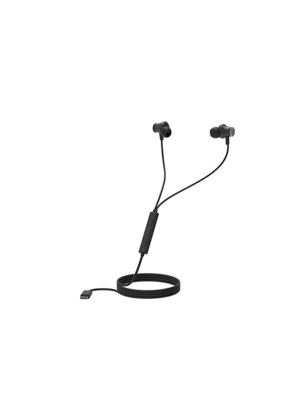 X2O USB-C ANC Silicone In-Ear Headset 1.2m - Black