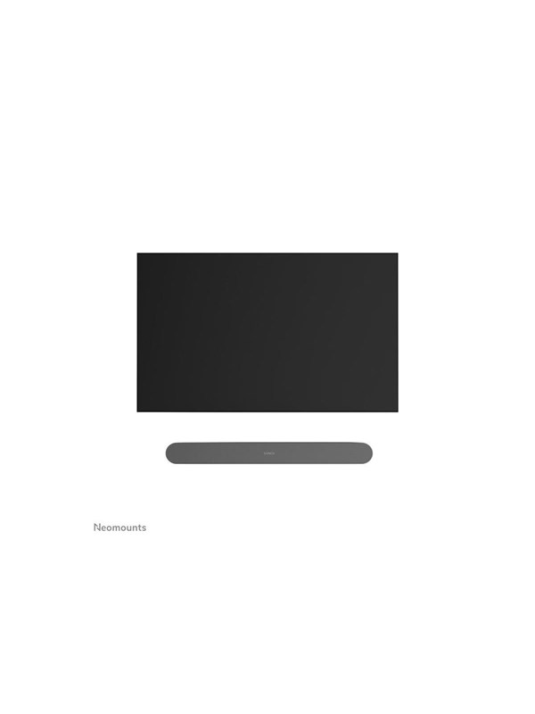 Neomounts WL30-724BL1 mounting kit - for sound bar - easy installation - black - Max 2 kg - recommended for