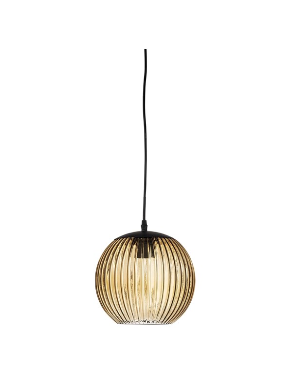 Bloomingville Sybia hanglamp, bruin, glas