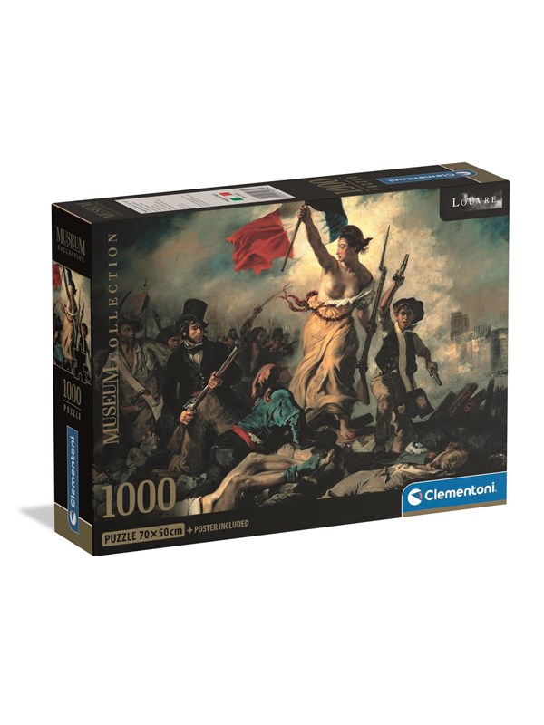 Clementoni - Puzzel - 1000 Stukjes - Museum Liberty Leading - Puzzel Voor Volwassenen