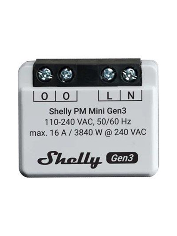 Shelly Set Van 2 Pm Mini Gen3 Controllers Voor Wifi Bluetooth Automatisering