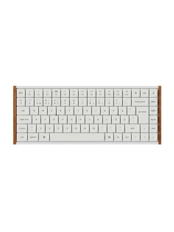 Keychron K3 Ultra SE 75% 8K  Milk POM Brown - Gaming Toetsenbord - Zonder Numpad - Noords - Wit