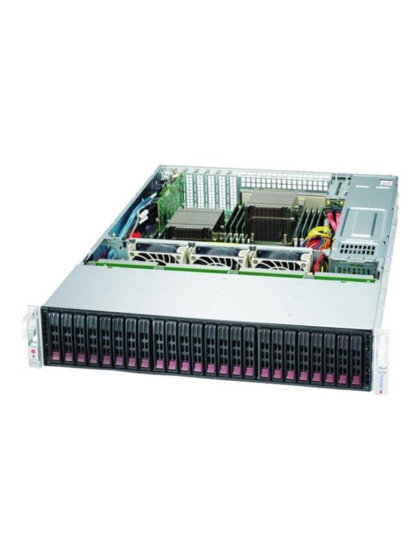 Supermicro SC216 BE1C4-R1K23LPB - Case - Server (Rack) - Zwart