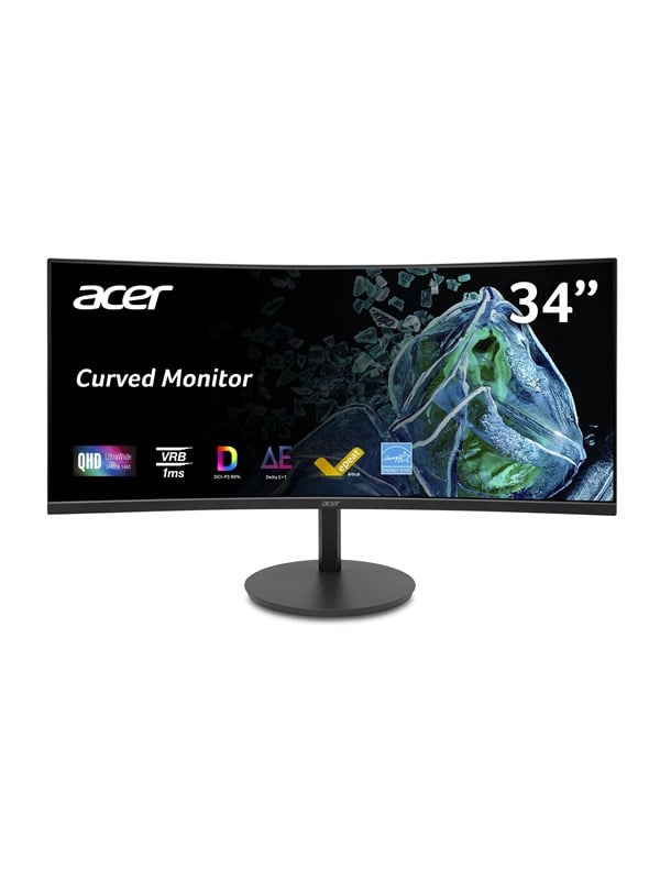 Acer Acer CB342CURJ0b 34 86,4cm 21:9 Vero LCD-monitor Energielabel D (A - G) 86.4 cm (34 inch) 21:9 4 ms