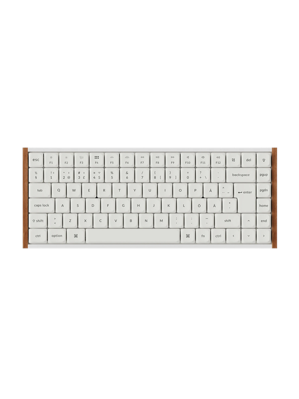 Keychron K3 Ultra SE 75% 8K  Milk POM Red - Gaming Toetsenbord - Zonder Numpad - Noords - Wit