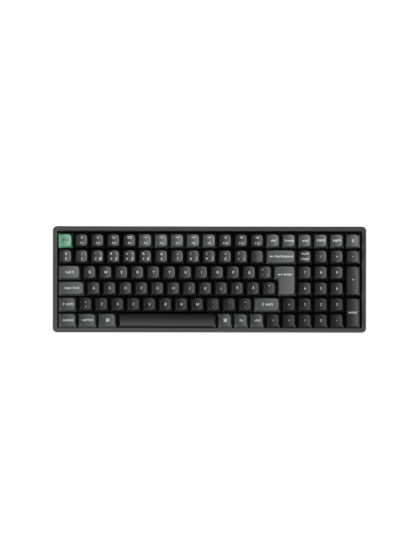 Keychron K4 Ultra 96% 8K  Apex Red - Gaming toetsenbord - Noords - Zwart
