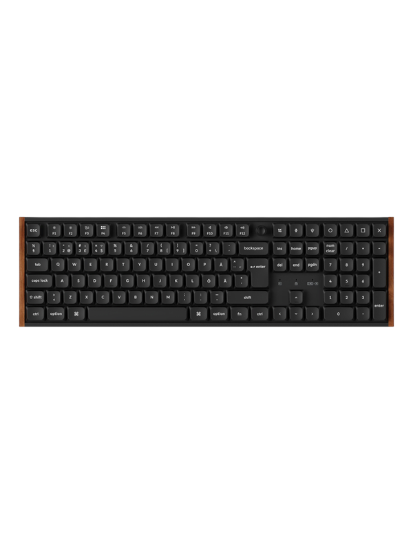 Keychron K5 Ultra SE 100% 8K  Milk POM Red - Gaming toetsenbord - Noords - Zwart