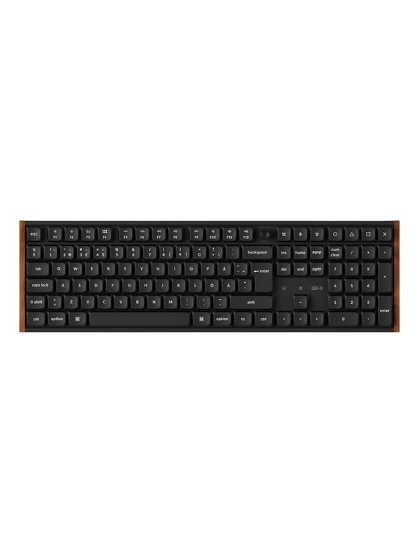 Keychron K5 Ultra SE 100% 8K  Milk POM Brown - Gaming toetsenbord - Noords - Zwart