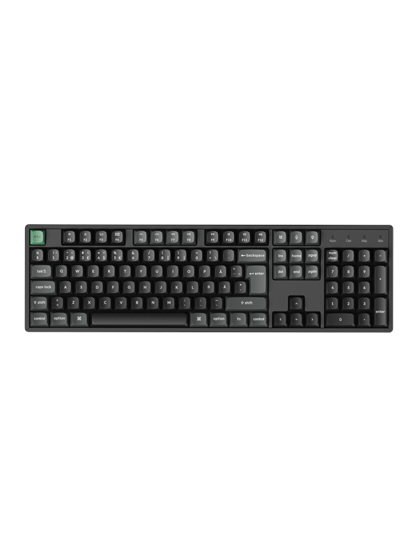 Keychron K10 Ultra 100% 8K  Apex Red - Gaming toetsenbord - Noords - Zwart