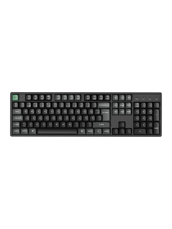 Keychron K10 Ultra 100% 8K  Apex Brown - Gaming toetsenbord - Noords - Zwart