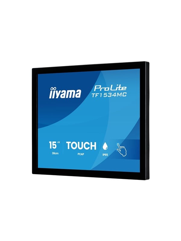 iiyama ProLite TF1534MC-B8X computer monitor 38,1 cm (15) 1024 x 768 Pixels XGA LED Touchscreen Zwart