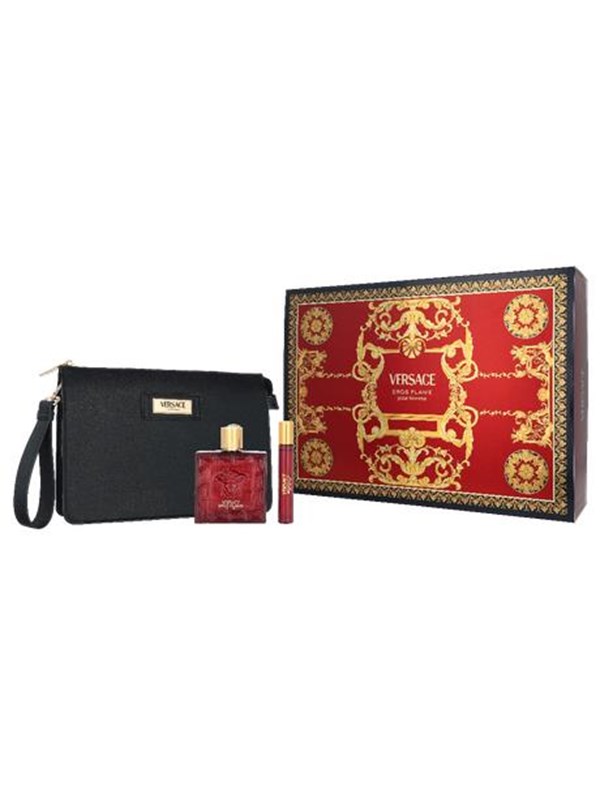 Versace Eros Flame Pour Homme Giftset edp Spray 100ml + Travel Spray 10ml