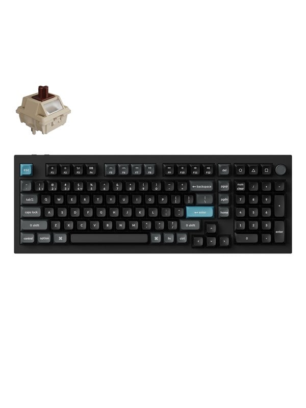 Keychron Q5 Ultra 8K - Wireless Mechanical Keyboar - Gaming toetsenbord - ANSI - Zwart