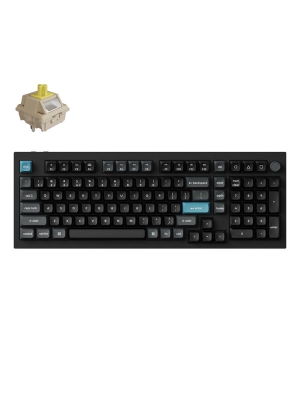 Keychron Q5 Ultra 8K - Wireless Mechanical Keyboar - Gaming toetsenbord - ANSI - Zwart