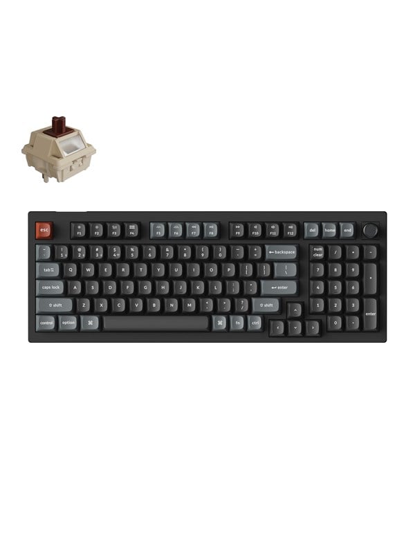 Keychron V5 Ultra - Wireless Mechanical Keyboard - Gaming toetsenbord - ANSI - Zwart