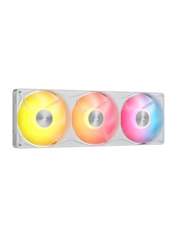 CORSAIR RS360 II ARGB - Behuizingsventilator Set - 3x 120mm PWM - ARGB - Unified Frame - Wit