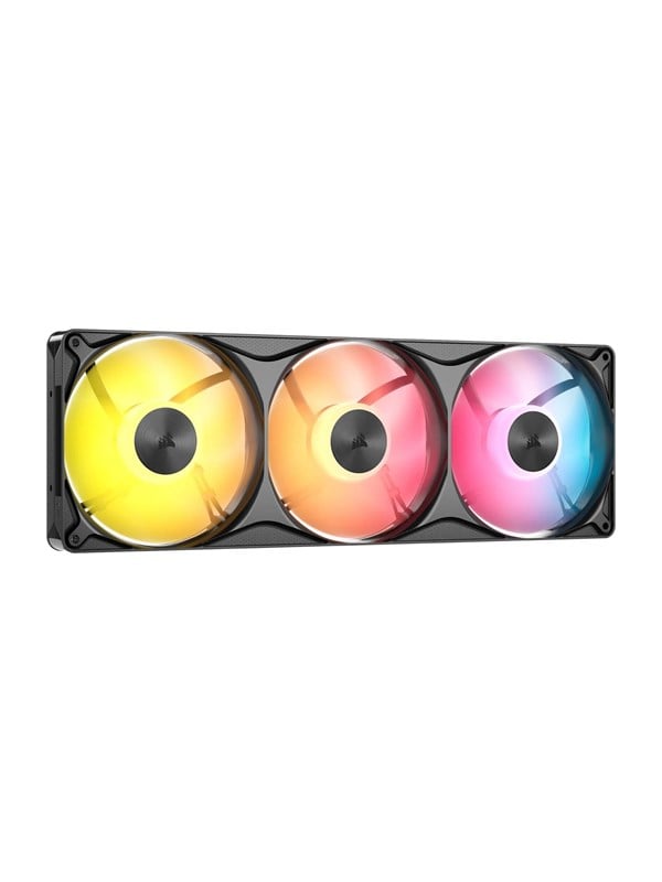 CORSAIR RS360 II ARGB - Behuizingsventilator Set - 3x 120mm PWM - ARGB - Unified Frame - Zwart