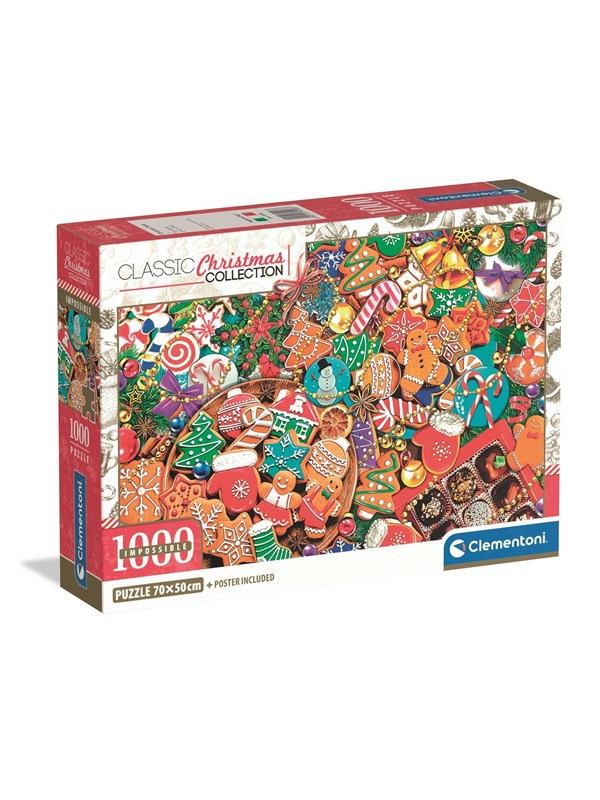 Clementoni Impossible Christmas Treats Jigsaw Puzzle 1.000 pieces 2D Puzzels