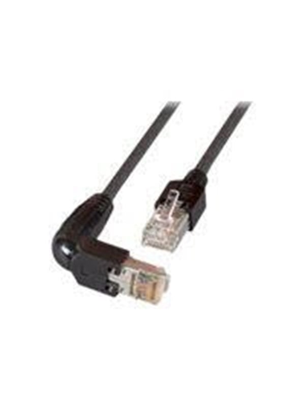EFB NORDIC Dätwyler CU 5502 flex patch cable - 50 cm - black - Zwart - 0.5m