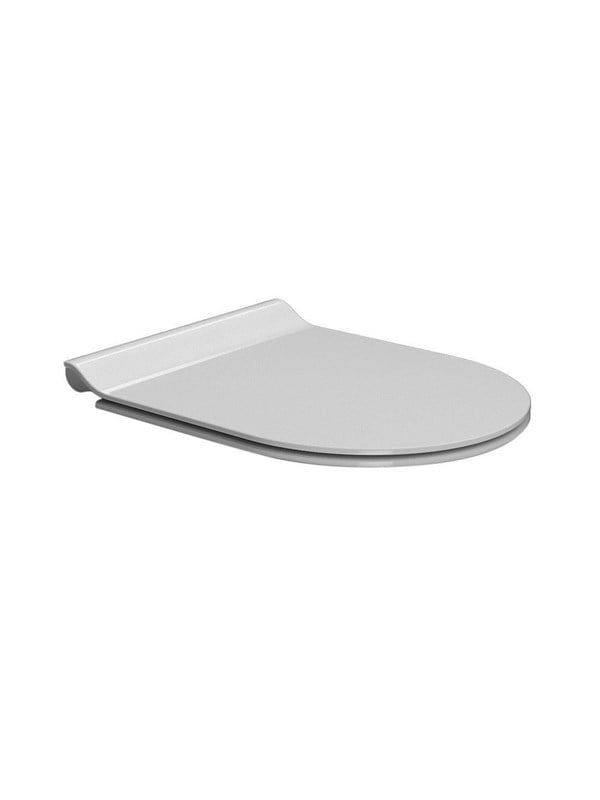 GSI Norm Toiletzitting, SLIM, Soft Close, Quick Release, wit/chroom