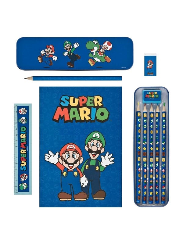 Schrijfwaren Set Super Mario - 11dlg.