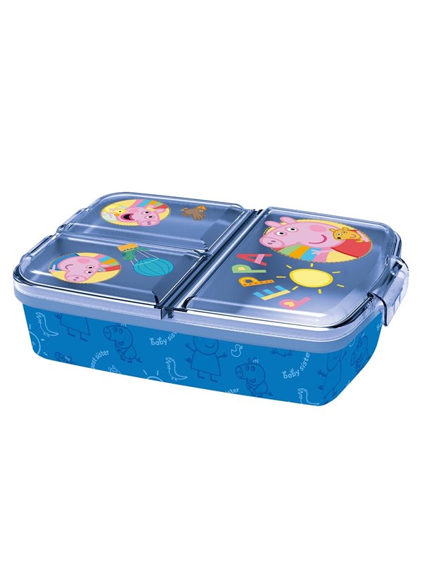 Peppa Pig multi compartment sandwich box 18x13 cm