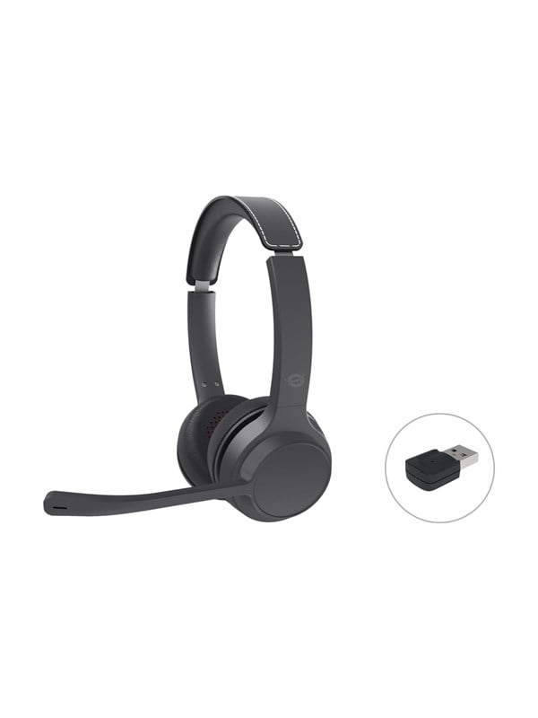 Conceptronic POLONA04BA hoofdtelefoon/headset Hoofdtelefoons Bedraad en draadloos Hoofdband Oproepen/muziek USB Type-C Bluetooth Zwart
