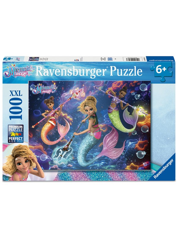 Ravensburger Mermaid Magic Puzzel - Kinderpuzzel 100 XXL Stukjes - Vanaf 6 Jaar
