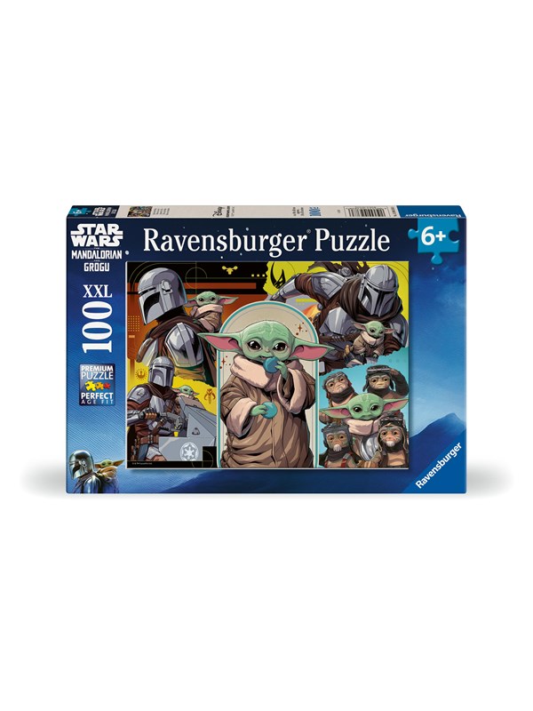 Ravensburger Star Wars The Mandalorian & Grogu Puzzel - Kinderpuzzel 100 XXL Stukjes - Vanaf 6 Jaar
