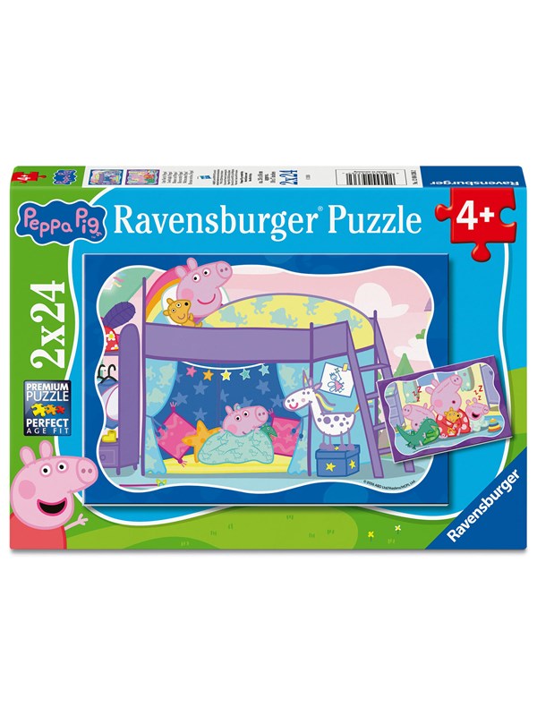 Ravensburger Good Night Peppa Kinderpuzzel - Kinderpuzzel 24 Stukjes - Vanaf 4 Jaar