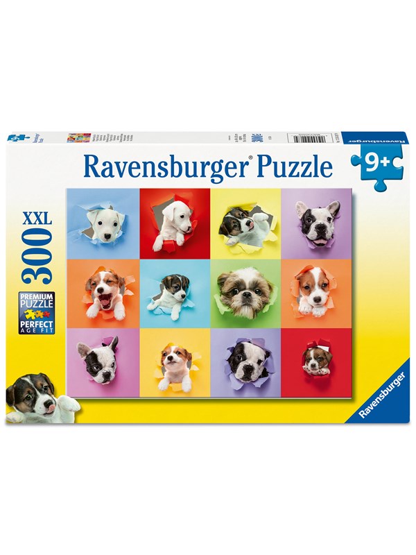 Ravensburger Puppy Pop Out Puzzel 300 XXL Stukjes | Kinderpuzzel met Puppy’s | Vanaf 9 Jaar