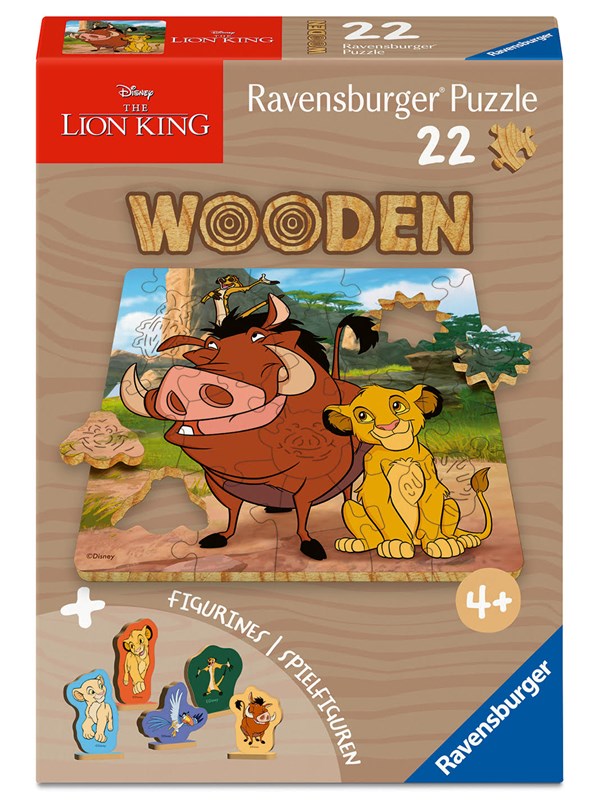 Ravensburger WOODEN Lion King 22-delige puzzel Hout