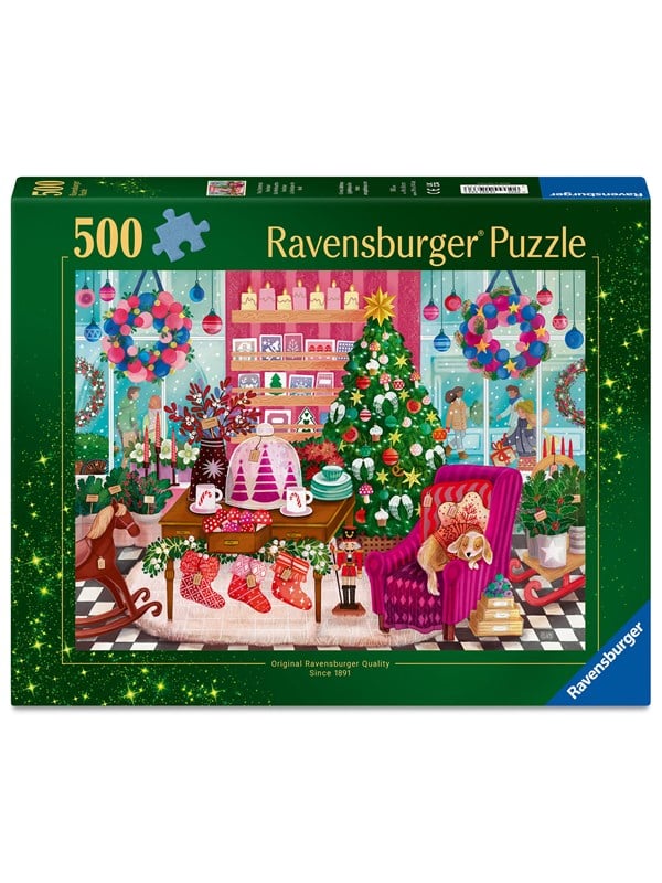 Ravensburger De Kerstboetiek - Kerst Legpuzzel - 500 stukjes