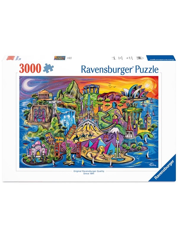 Ravensburger Schatten van de Wereld legpuzzel - 3000 stukjes