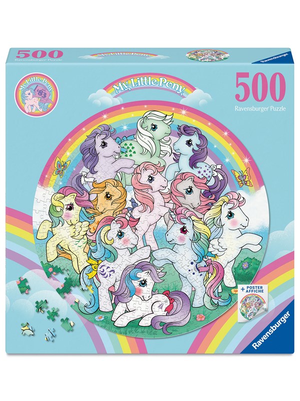 Ravensburger My Little Pony Circle of Colors Puzzel 500 Stukjes Rond