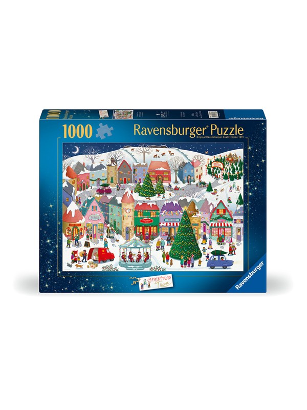 Ravensburger Betoverende Kerststad - Kerst Legpuzzel - 1000 stukjes
