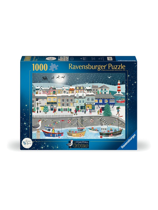 Ravensburger Kerst aan de Haven - Kerst Legpuzzel - 1000 stukjes