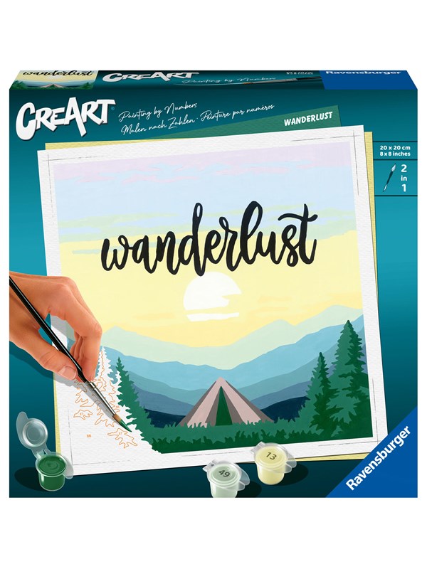 Ravensburger CreArt Wanderlust advertentie