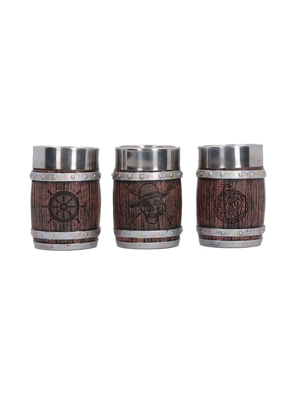 Nemesis Now - One Piece - Barrel Shot Glass Set (Gift Box - Set of 4) - Cadeauset