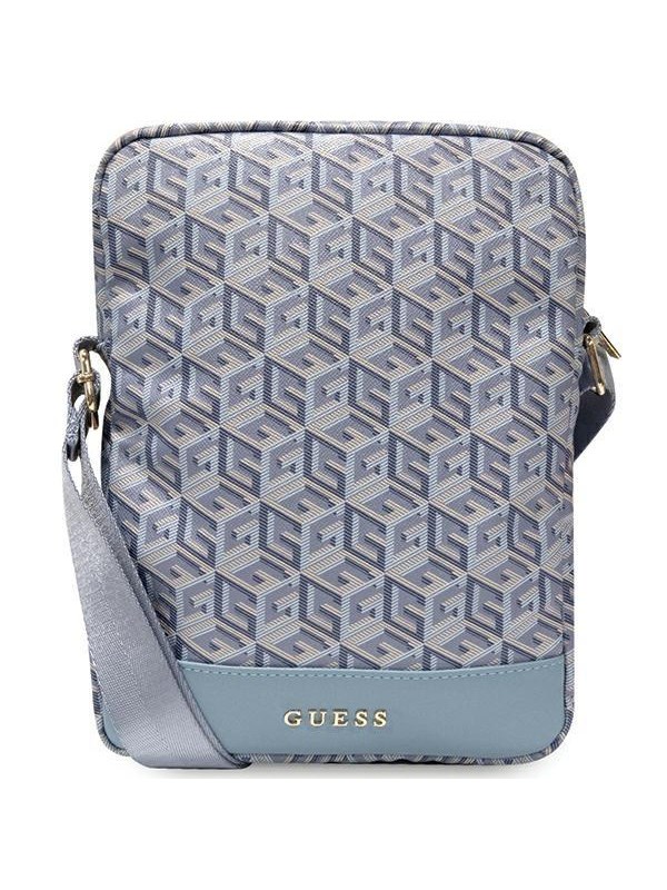 GUESS GCube Stripe Tablet Bag for a 10'' tablet - blue
