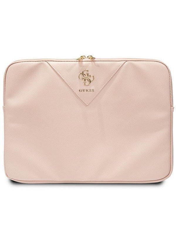 GUESS Triangle 4G cover for a 14" laptop - pink