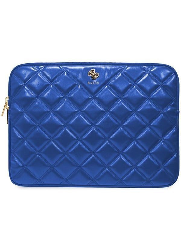 GUESS 4G Quilted case for a 14" laptop - blue