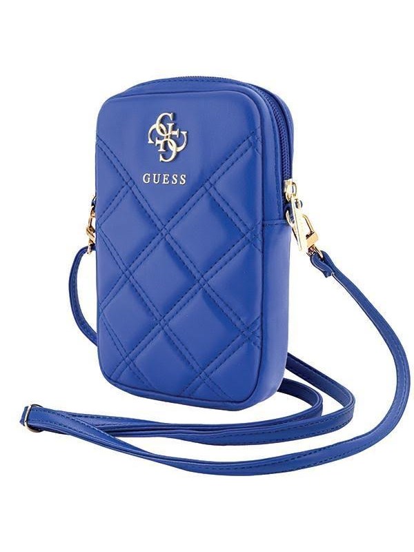 Guess - Zip - Quilted 4G tas - blauw