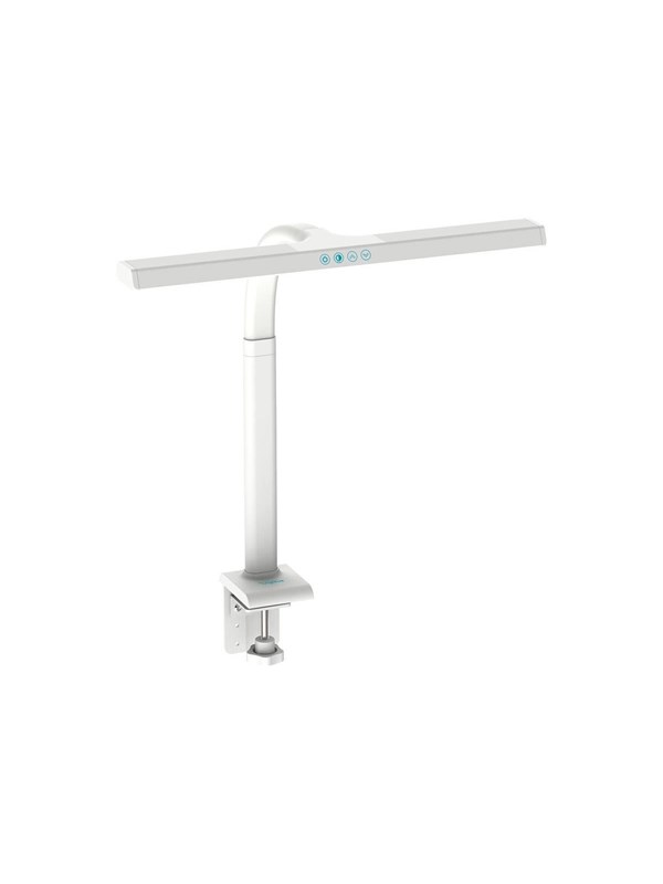 Digitus DA-90491 LED-bureaulamp, LED-bureaulamp met klemvoet, LED-tafellamp, Tafellamp LED, SMD LED 7 W Energielabel: D (A - G) Wit